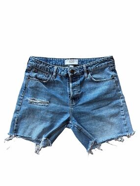 BDG Light Blue Distressed Jessye Denim Cutoff Shorts
